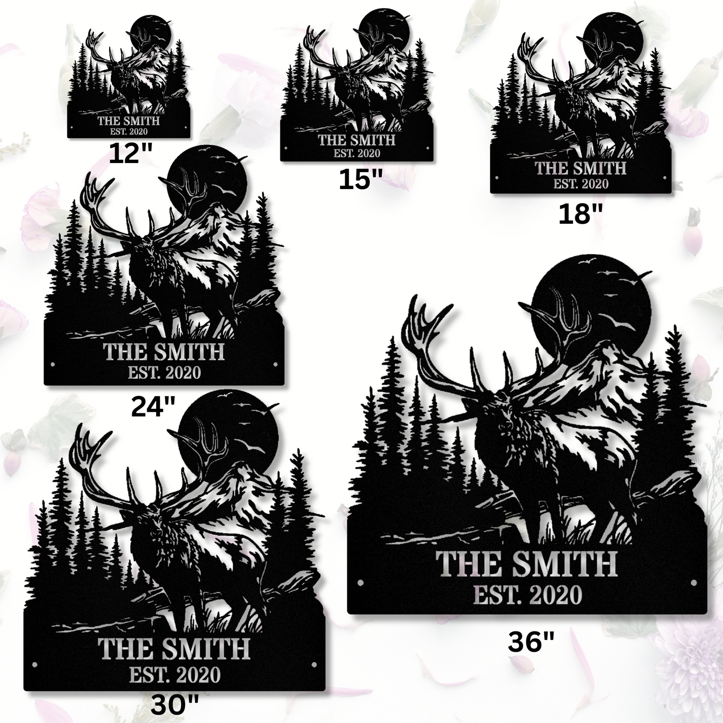 Custom Moose Meta Sign, Personalized Metal Moose Sign, Rustic Cabin Decor, Outdoor Name Sign, Hunting Lodge Gift