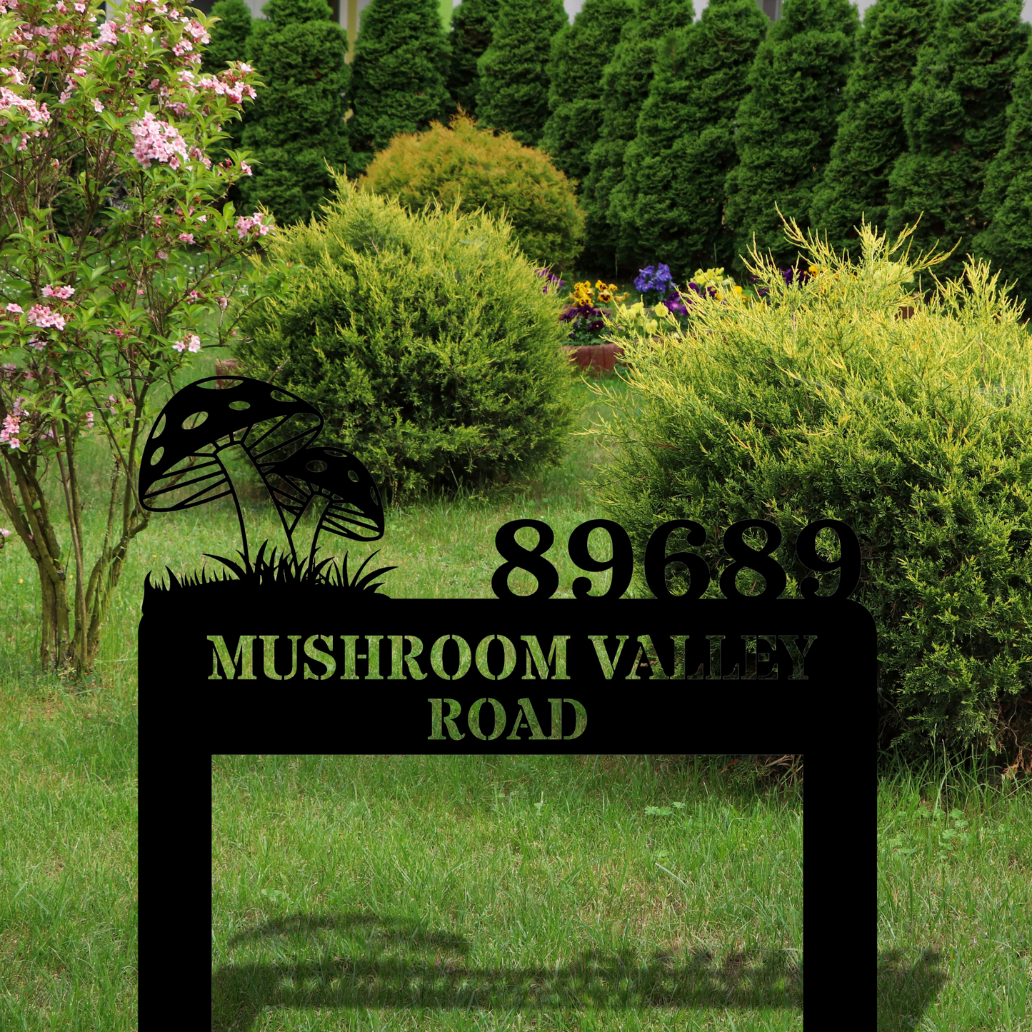 Custom Home Number Address Sign for Lawn, Outdoor Decor, Garden Gifts, Housewarming and Hunter gifts