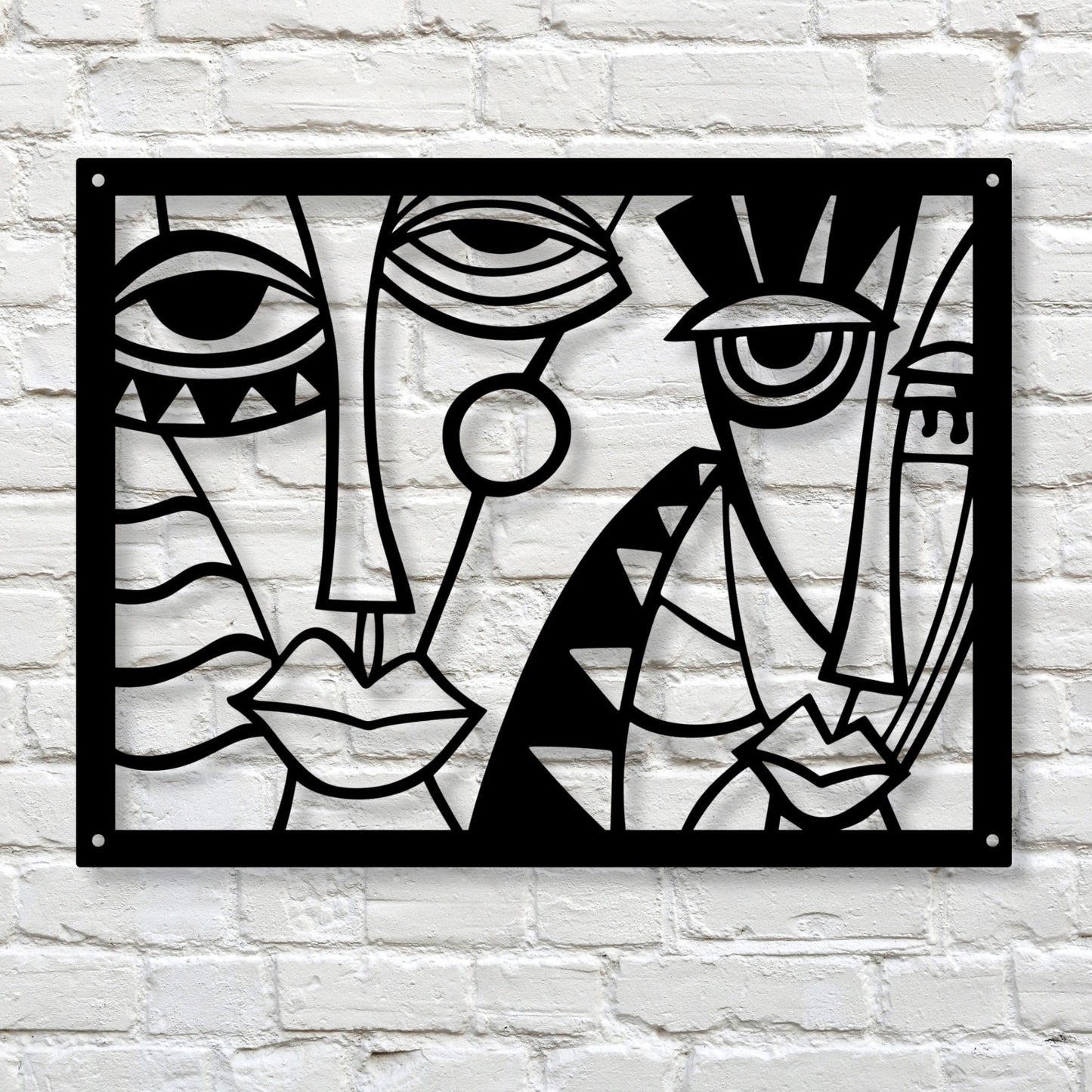 Picasso Style Faces Wall Art, Abstract Face Print, Cubism Wall Decor, Modern Line Art, Picasso Face Art, Minimalist Portrait Artwork