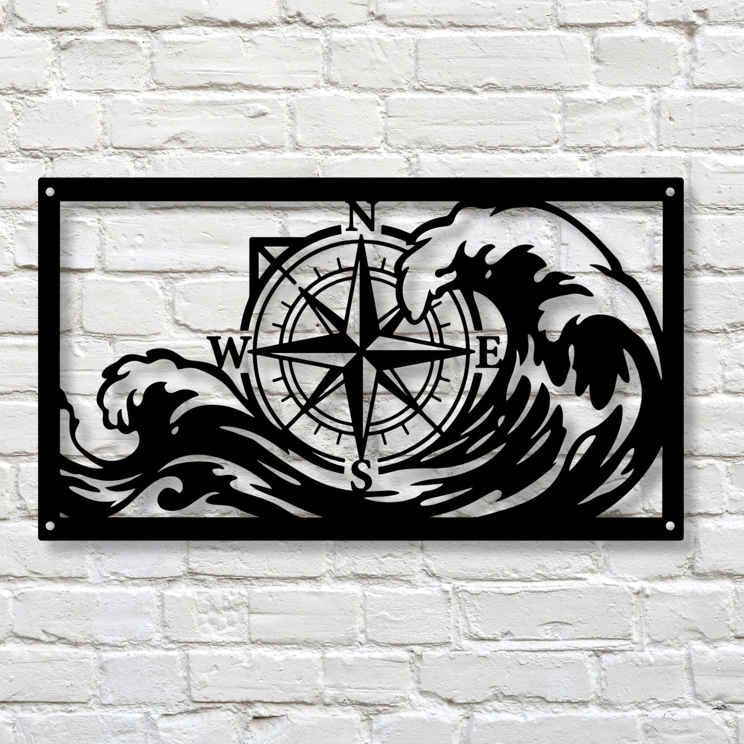 Compass Wall Art, Nautical Wall Decor, Travel Wall Art, Adventure Decor, Compass Print, Navigation Art, Coastal Home Decor, Explorer Gift