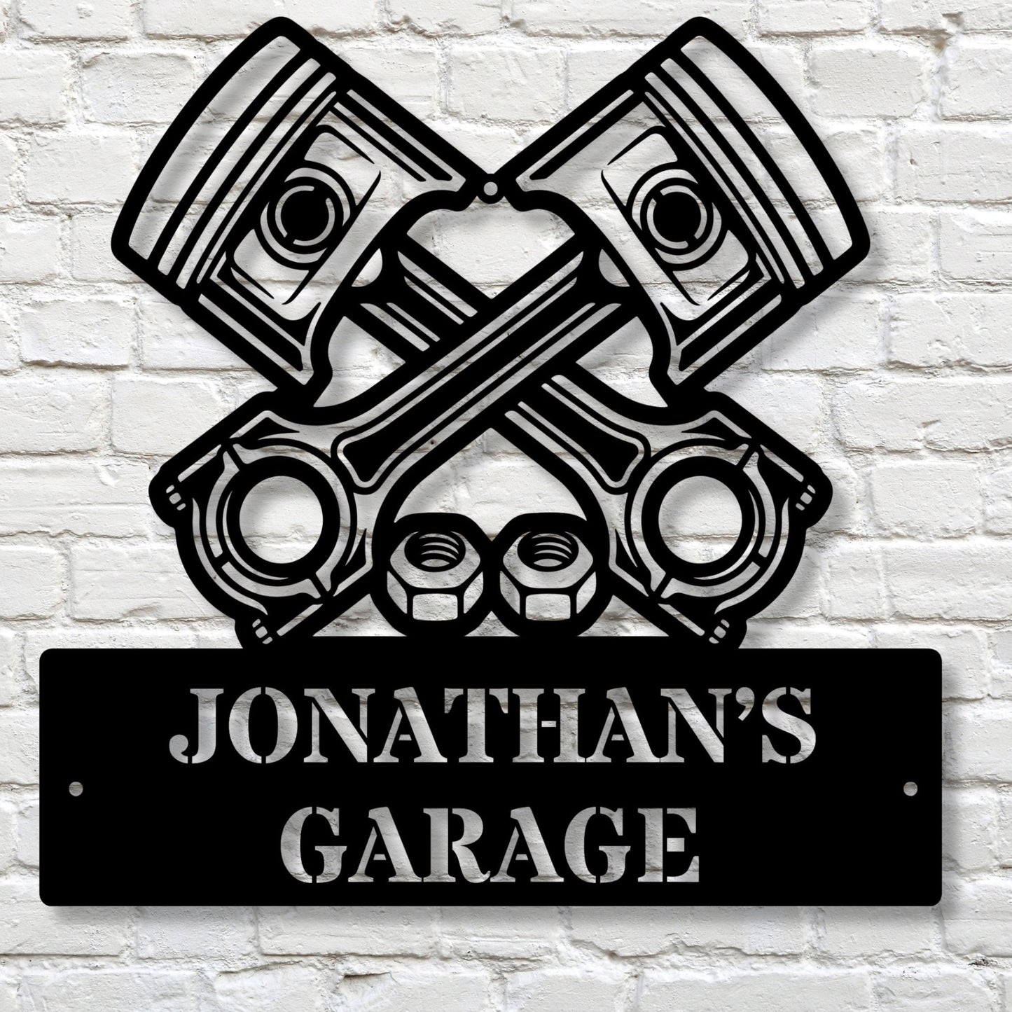 Personalized Garage Metal Sign, Custom Metal Sign, Garage Decor, Man Cave Sign, Metal Wall Art, Workshop Gift, Car Enthusiast Decor