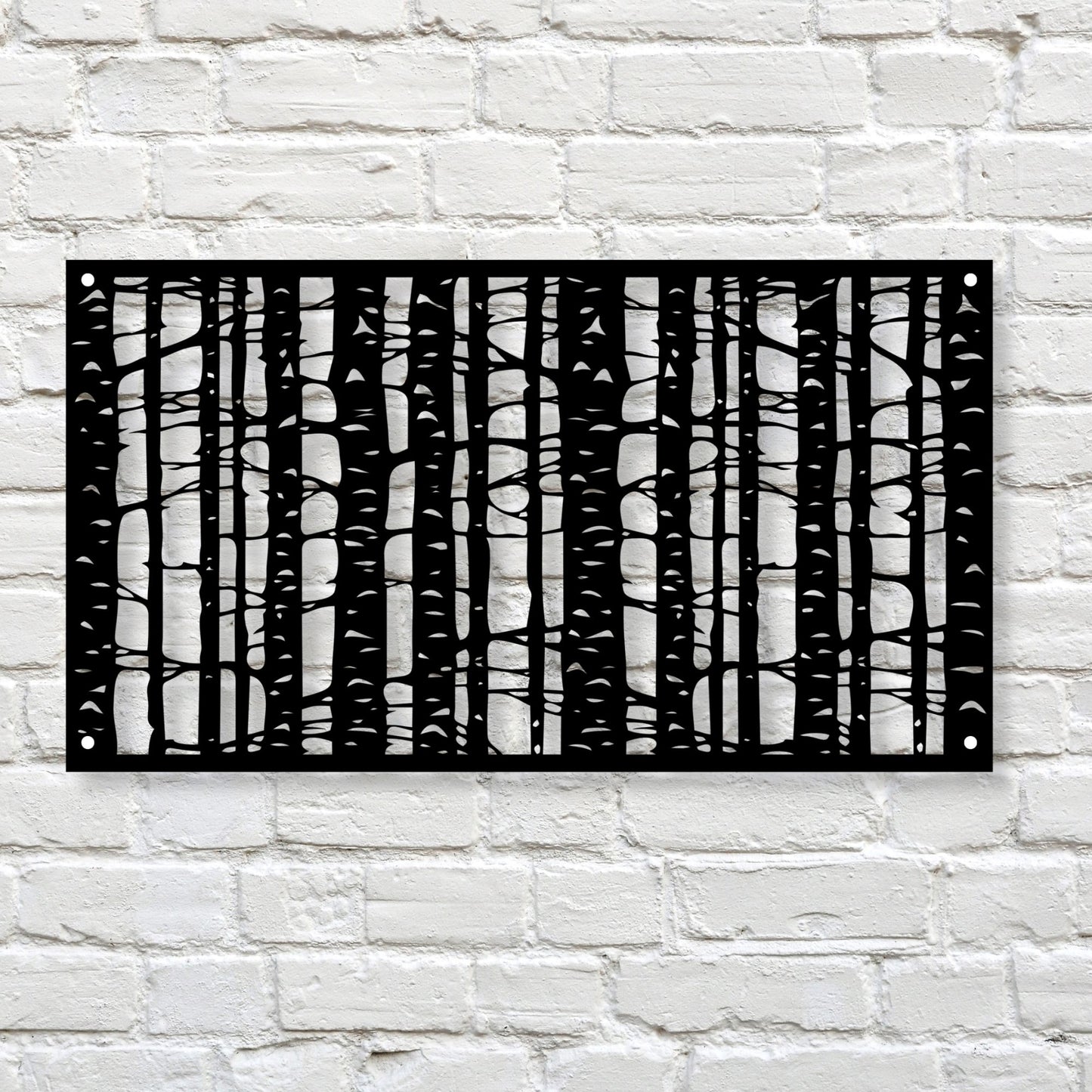 Birch Tree Metal Art Decor, Metal Wall Art, Rustic Home Decor, Nature Wall Art, Woodland Decor, Forest Farmhouse Wall Hanging, Gift Idea
