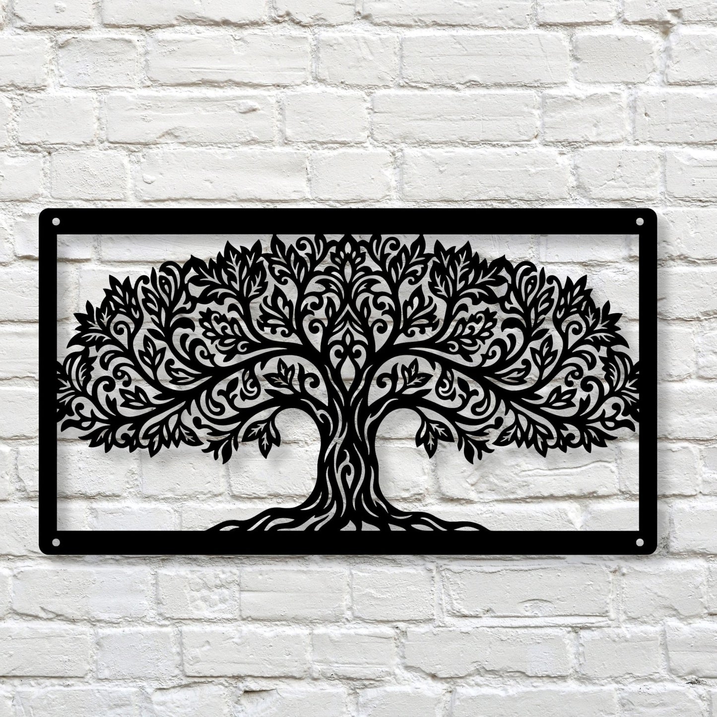 Tree of Life Metal Wall Art, Tree of Life Decor, Metal Tree Wall Hanging, Nature Wall Art, Spiritual Home Decor, Rustic Metal Art
