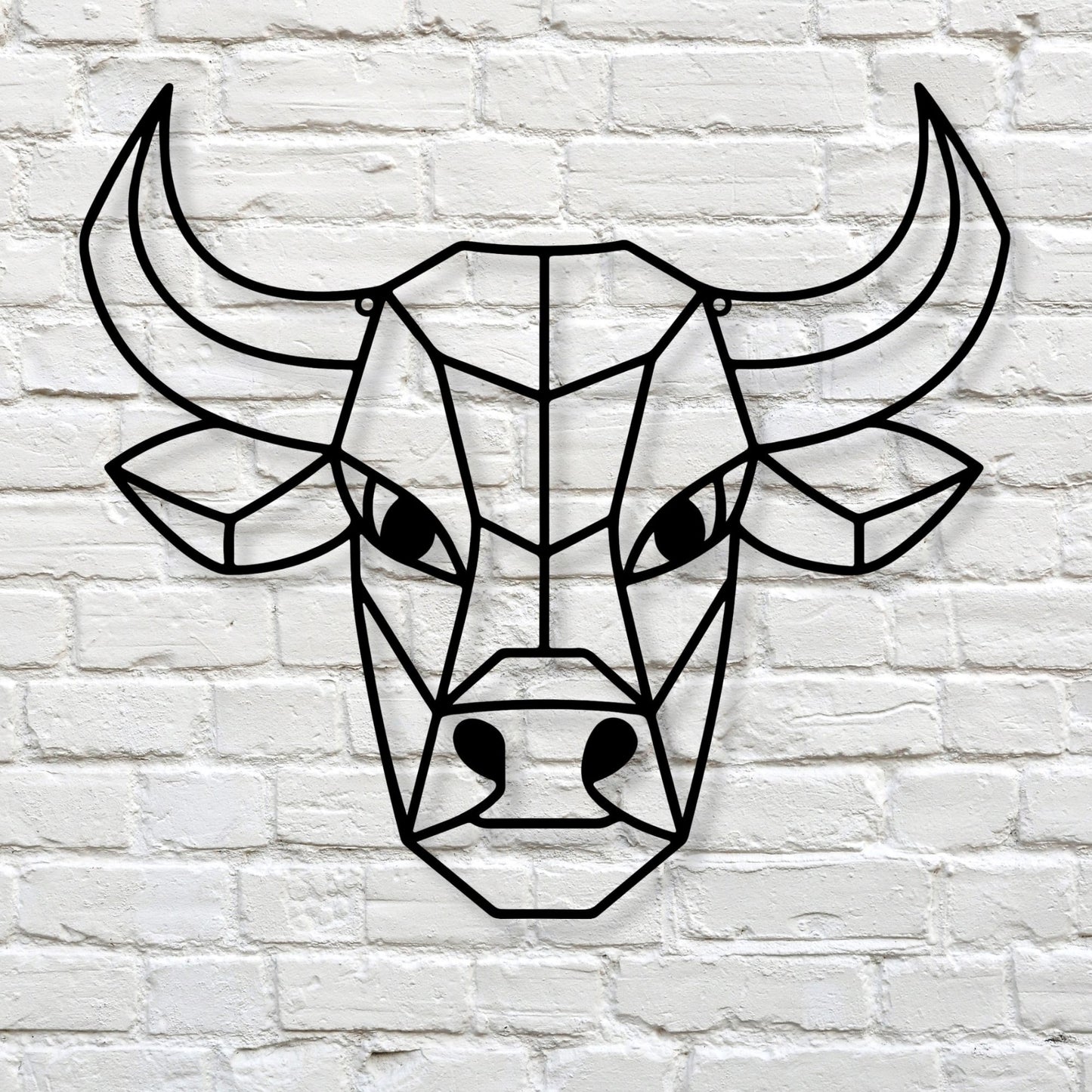 Bull Metal Wall Art, Bull Wall Decor, Farmhouse Metal Art, Western Wall Art, Rustic Home Decor, Ranch Decor, Animal Metal Sign