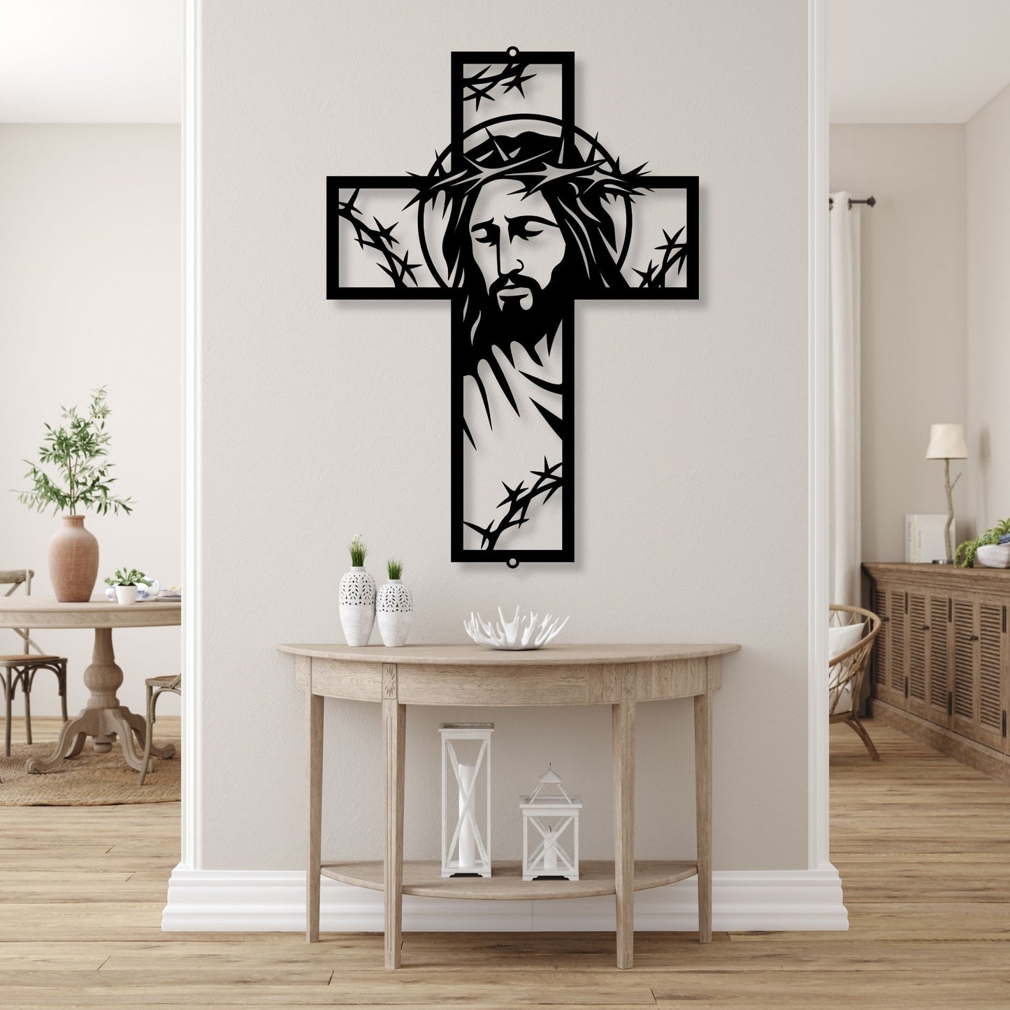 Jesus Christ Wall Art Signs, Christian Home Decor, Religious Wall Art, Faith Gifts, Scripture Decor, Spiritual Wall Signs