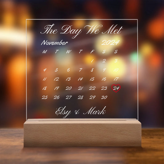 Custom Calender Anniversary