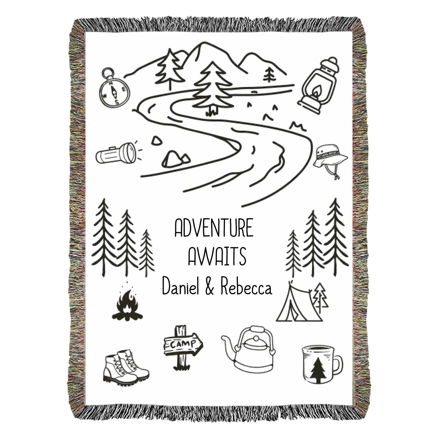 Heirloom Woven Blanket 37x52 Vertical Amazon