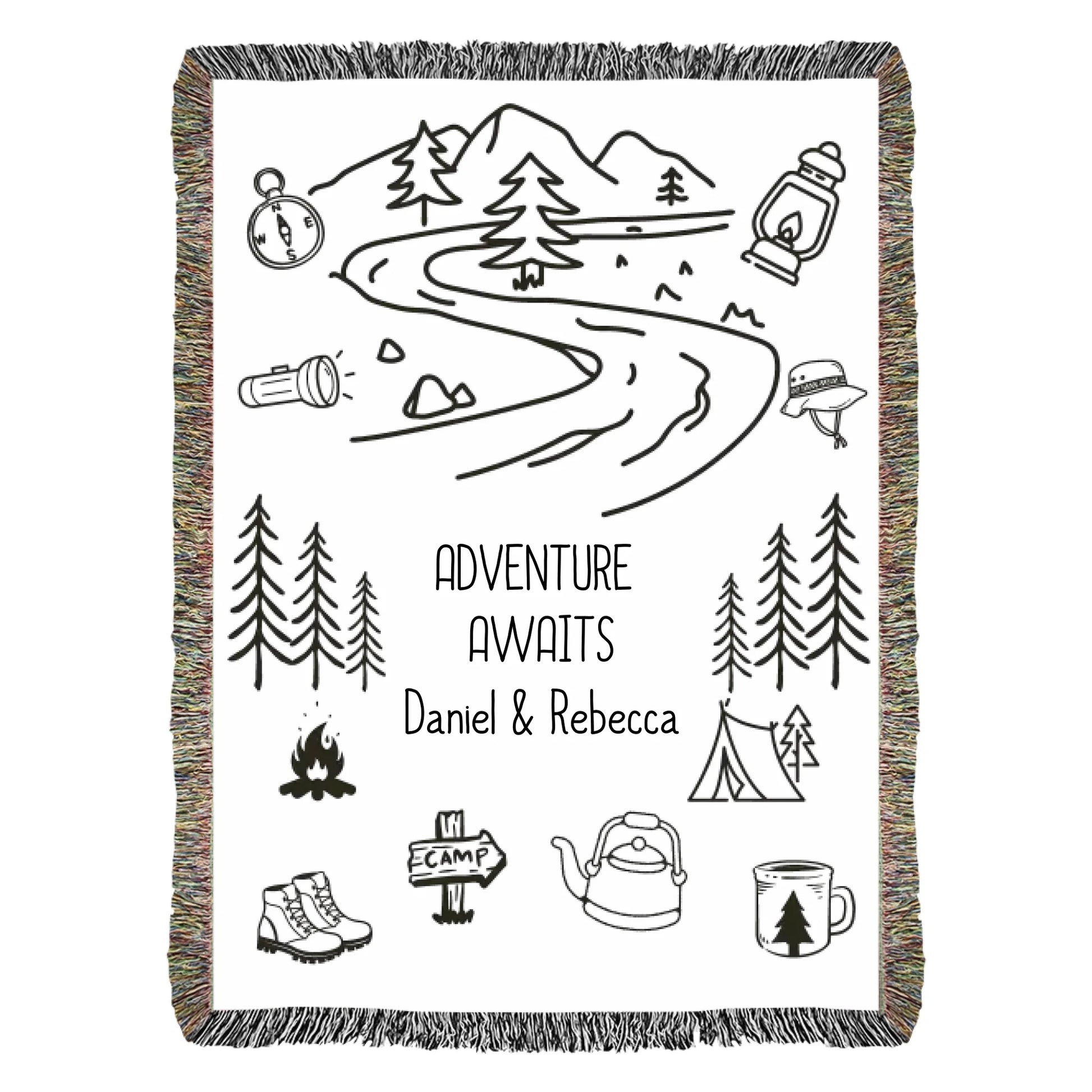 Heirloom Woven Blanket 37x52 Vertical Amazon