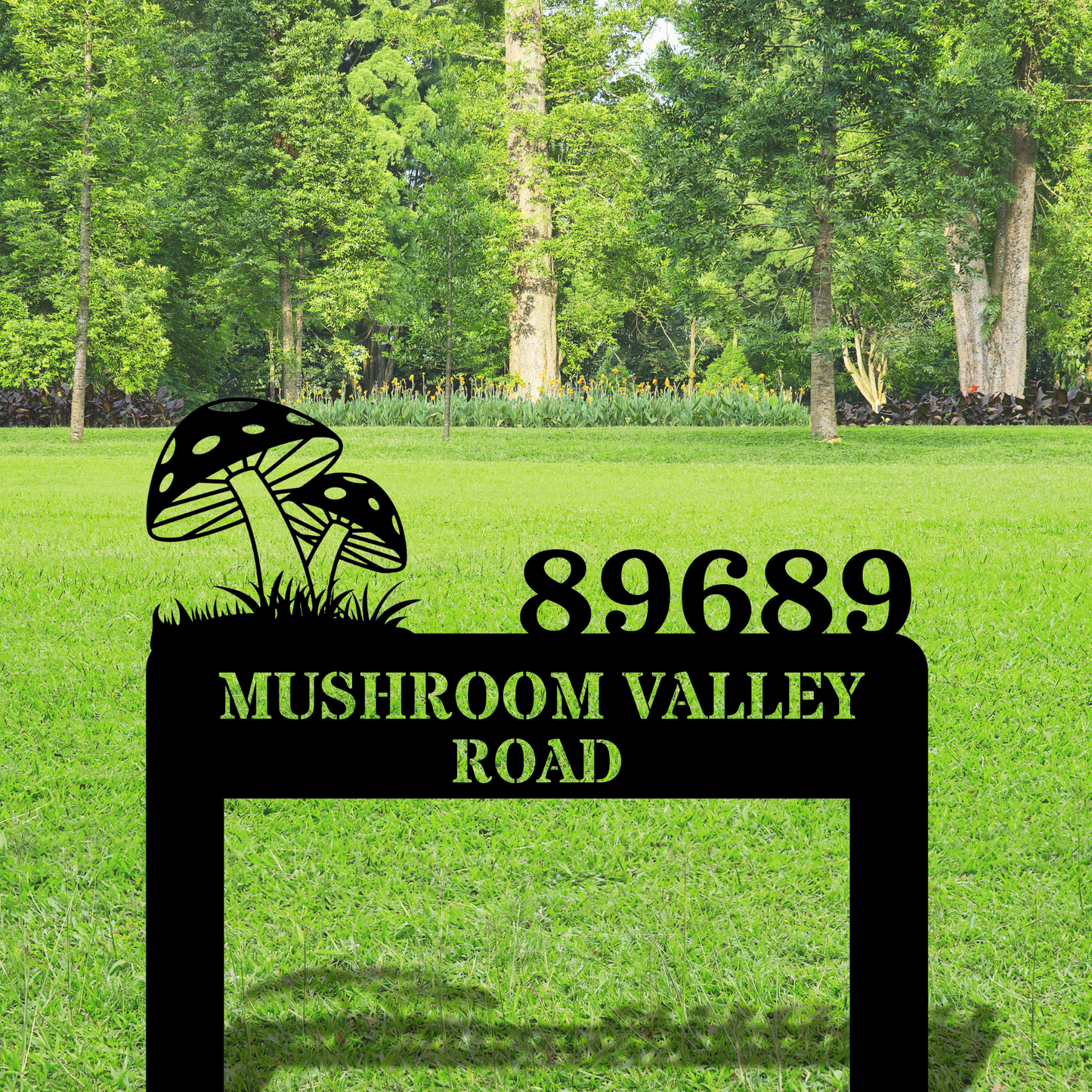 Custom Home Number Address Sign for Lawn, Outdoor Decor, Garden Gifts, Housewarming and Hunter gifts
