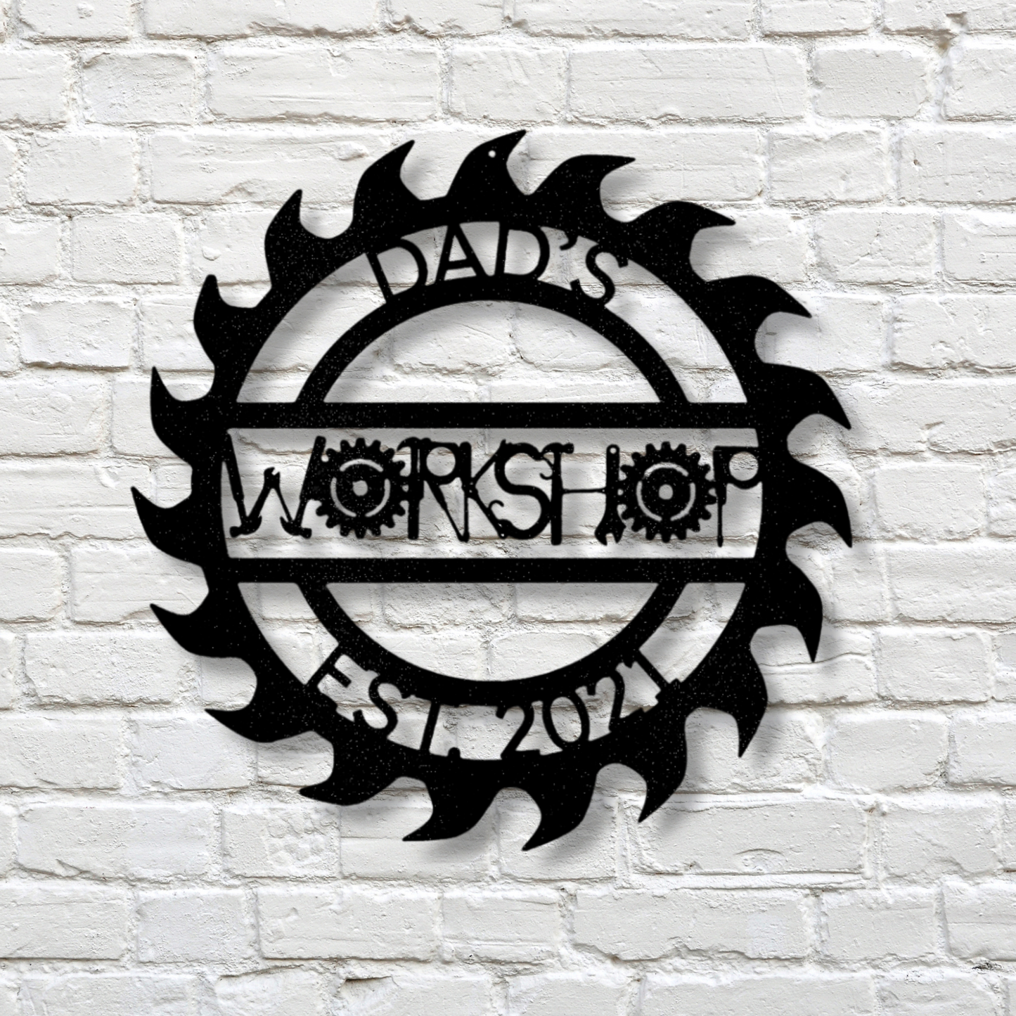 Custom Unique Workshop Metal Sign, Personalized Unique Workshop Metal Art, Birthday Gift For Him, Indoor Outdoor Wall Hanging, Meaningful Gift.