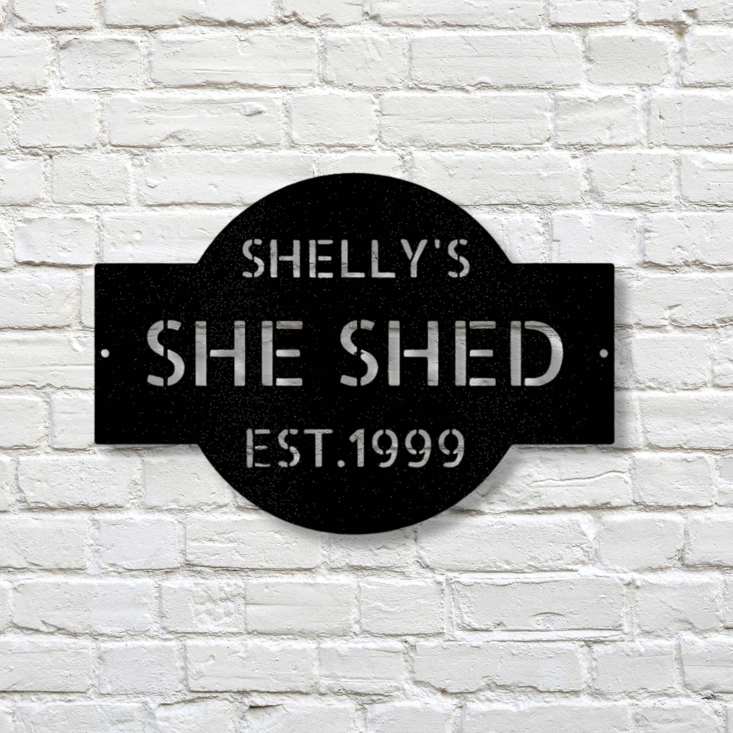 Custom She Shed Metal Sign, Personalized Mothers Day Gift, Outdoor Wall Hanging Decor, Housewarming Gift From Loving Daughter, Christmas Gift