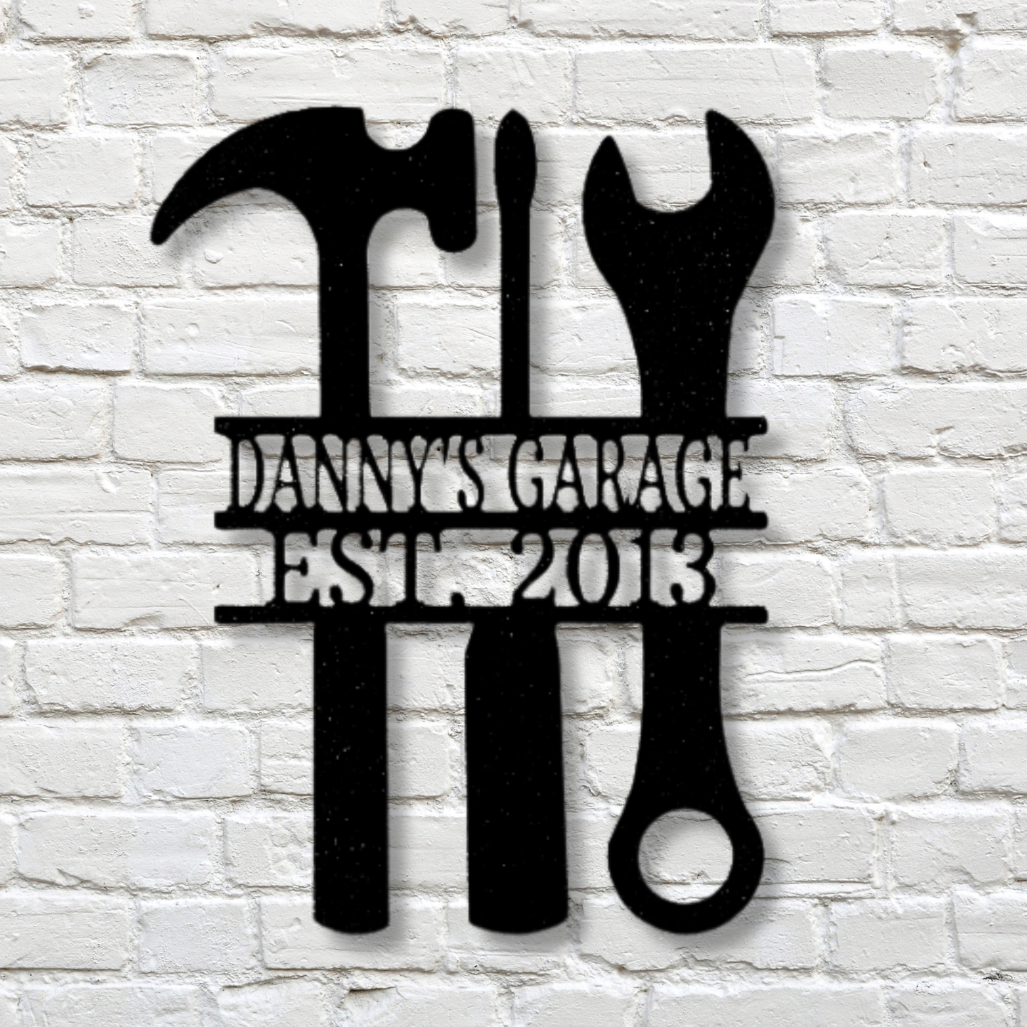 Custom  Garage Metal  Sign, Personalized Garage Tools Wall Decor, Birthday Gift For A Mechanic, Wife To Husband Gift, Home Garage Metal Sign.