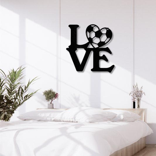 Soccer Love - Steel Sign