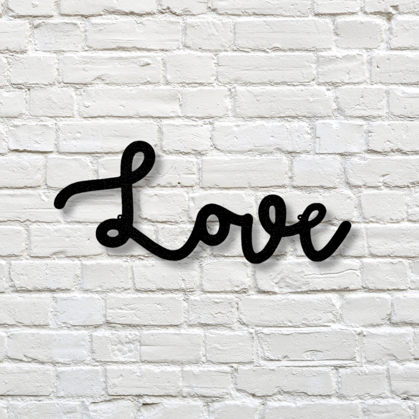 Love Script Metal Sign, Love Word Wall Art, Housewarming Gift, Wedding Gift, Script Wall Decor, Wife Christmas Gift Bedroom Livingroom Decor