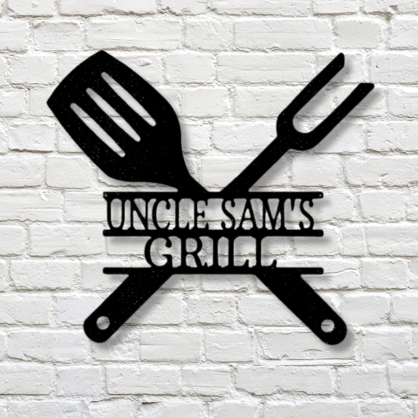 Custom Grilling Utensils  Metal Sign, Personalized Name Gift For An Amazing Grill Cook, Grilling Station Decor, Festive Season Housewarming Plaque, Birthday Gift For Him.