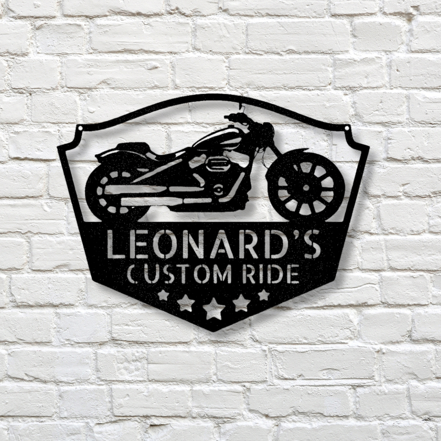 Custom American Chopper Motorcycle Metal Art, Personalized American Chopper Custom Shop Sign, Hog's Enthusiast Wall Hanging, Wall Art Decor