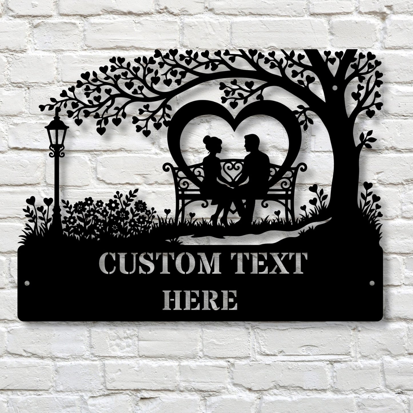 Personalized Couples Metal Sign, Custom Metal Wall Art, Anniversary Gift, Wedding Gift, Mr and Mrs Sign, Home Decor, Romantic Gift Idea