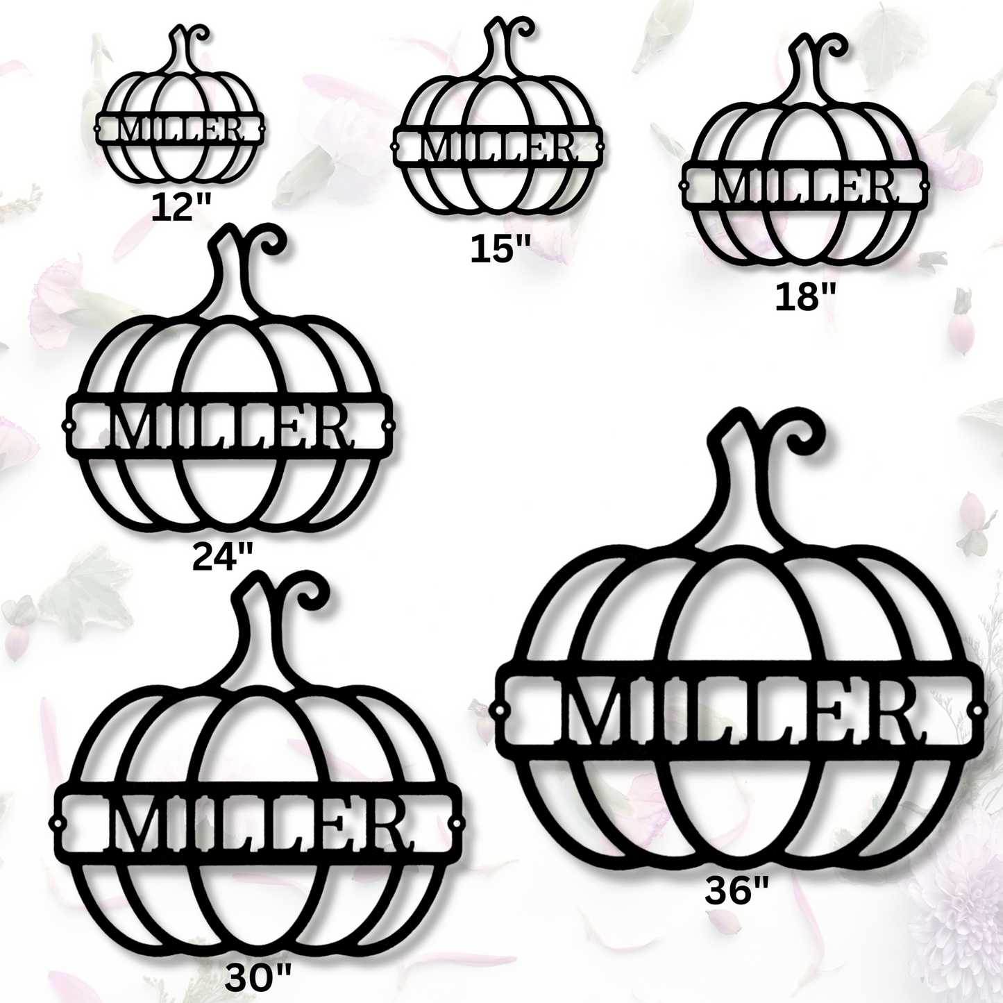 Custom Big Pumpkin Metal  Sign, Personalized Big Pumpkin Metal Art, Indoor Outdoor Wall Decor, Housewarming Gift, Metal Art Hanging.