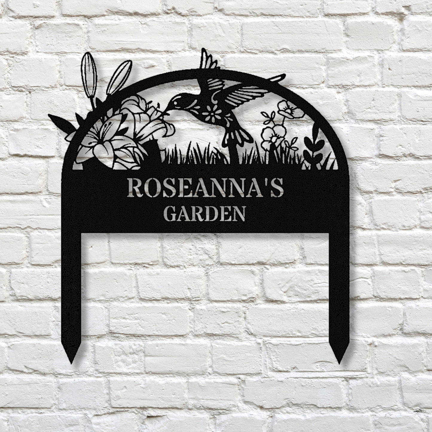 Customized Garden Stake Sign, Personalized Metal Garden Sign, Address Signage, House Address Stake, , Gardener Decor, Metal Yard Decor