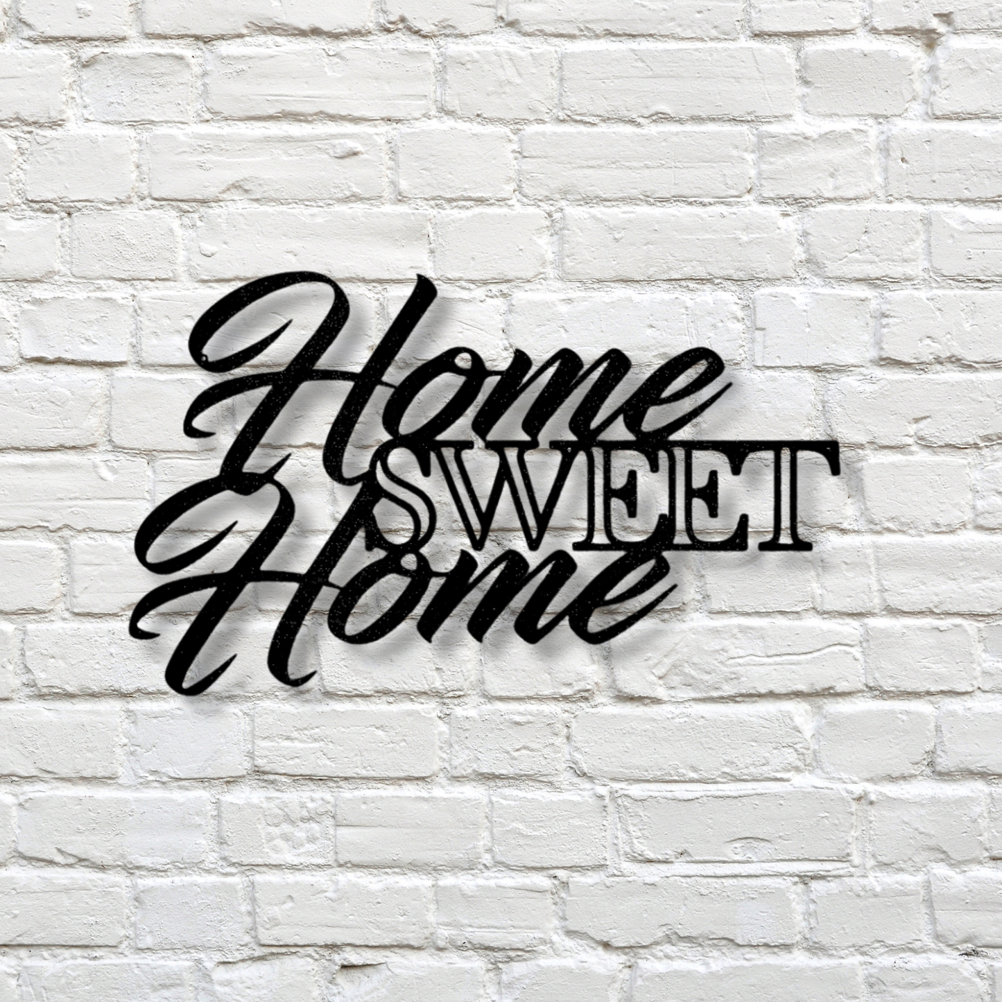 Home Sweet Home Metal Sign, Front Porch Welcome sign, New Home Gift, Housewarming Gift, Newly weds Gift, Living Room Decor, Christmas Gifts