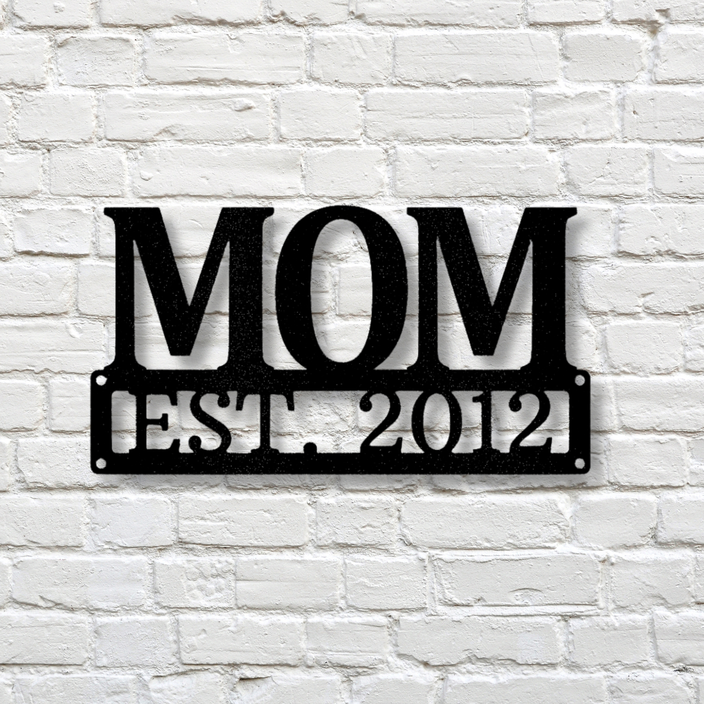 Custom Mother's Day Plaque Metal Sign, Personalized Mother's Day Gift For Amazing Mom, Home Wall Decor, Birthday Gift From Daughter, Daughter To Mother Gift.