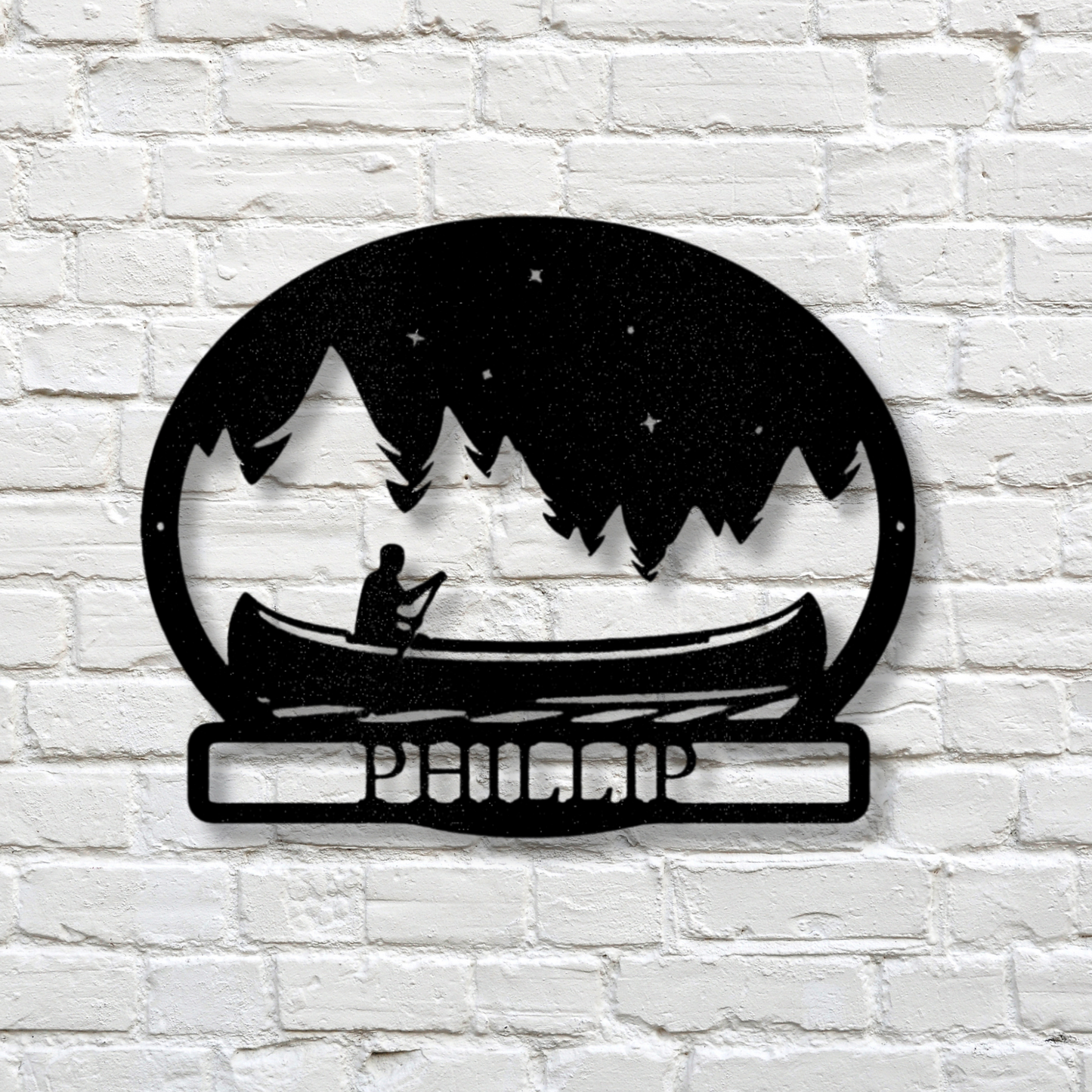 Custom Midnight Rowing Metal Sign, Personalized Midnight Rowing Monogram, Living Room Decor, Housewarming Gift, Indoor Outdoor Hanging, Birthday Gift For Him