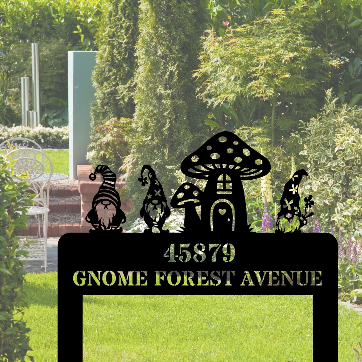 Personalized Yard Address Sign, Custom House Number Sign, Home Address Plaque, Outdoor Street Sign