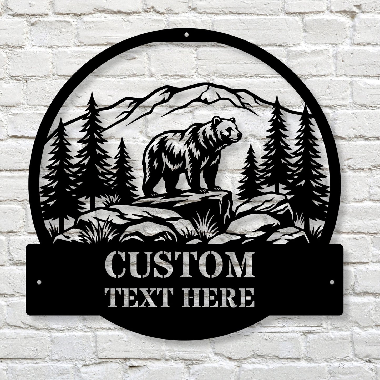 Personalized Mountain Cabin Decor Sign, Custom Cabin Sign, Rustic Lodge Decor, Mountain Home Gift, Cabin Wall Art, Wood Sign