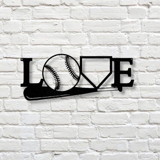 For The Love Of The Game Metal Sign, For The Love Of The Game Monogram, Graduation Gift For Sports Lover, Housewarming Gift, Living Room Decor.
