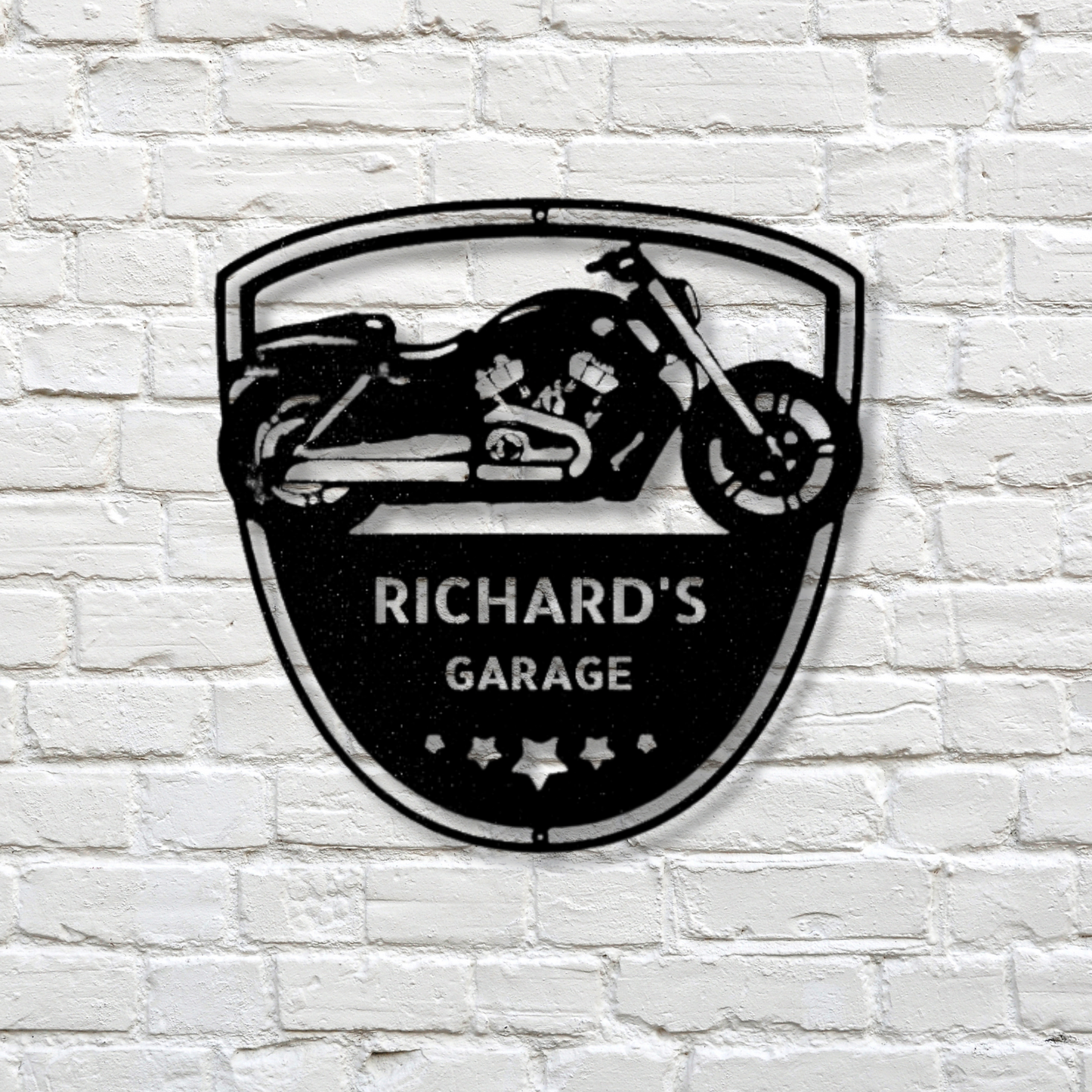Custom  Rider Biker Shop Metal Sign, Personalized Motorcycle Lover Metal Art Sign, Home Wall Hangings For Bike Loving Husband, Birthday Gift From Loving Wife, Garage Wall Art Decor For Him.