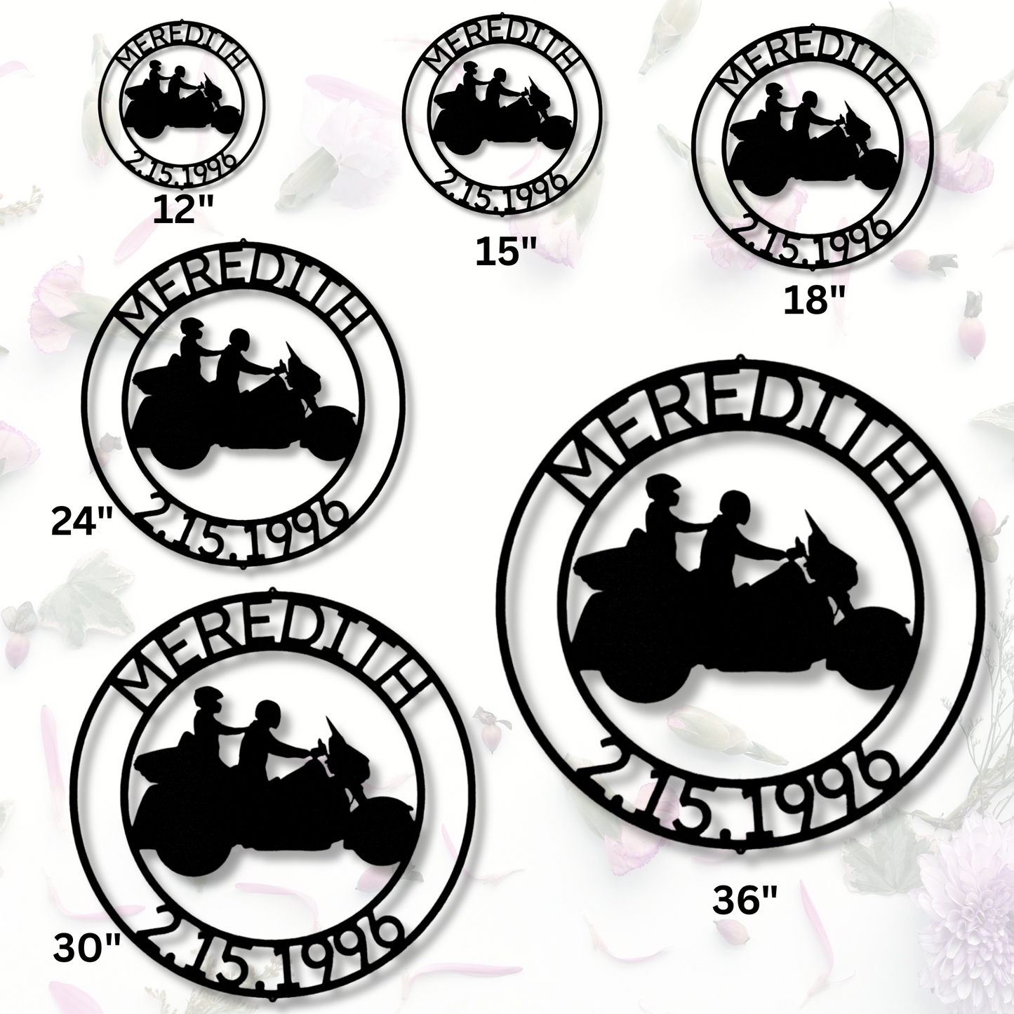 Custom Motorcycle Rider Metal Sign, Personalized Motorcycle Wall Decor, Birthday Gift For Biker Dad, Housewarming Gift For Couple Riders.