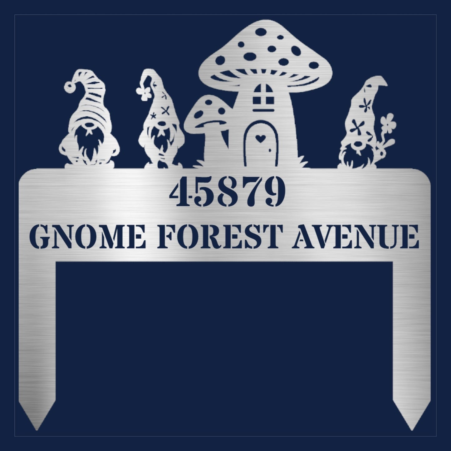 Personalized Yard Address Sign, Custom House Number Sign, Home Address Plaque, Outdoor Street Sign
