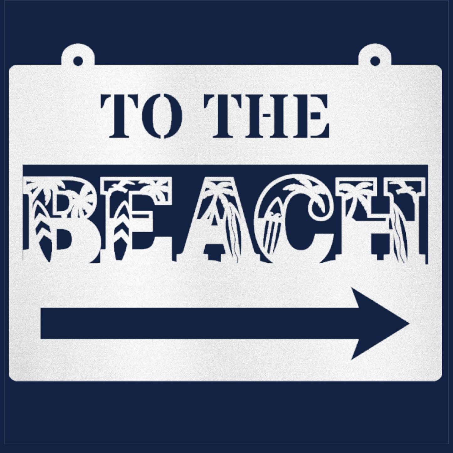 Beach metal sign, beach wall art, coastal decor, beach house decor, nautical sign, ocean wall art