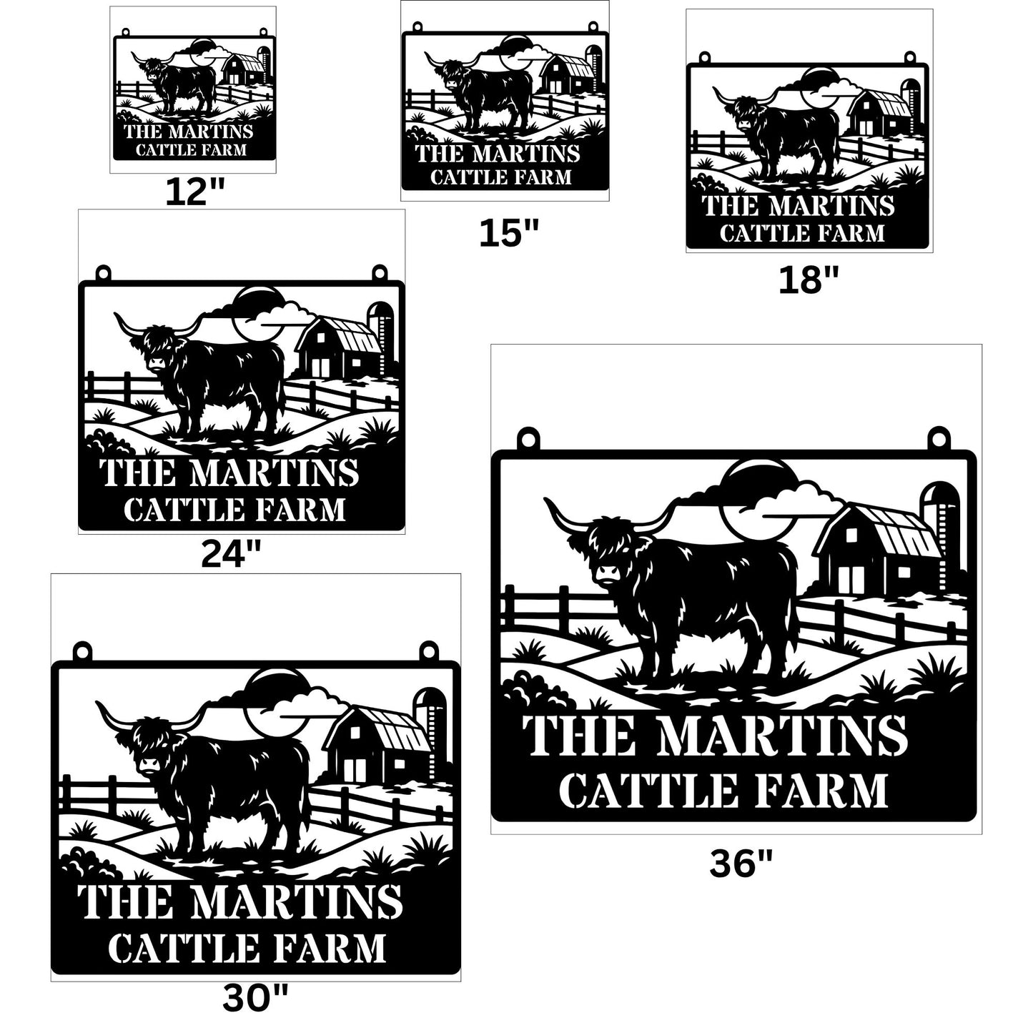 Custom Name Metal Farm Sign, Personalized Farm Decor, Ranch Sign, Farmhouse Gift, Rustic Metal Sign, Barn Entrance Sign, Homestead Decor