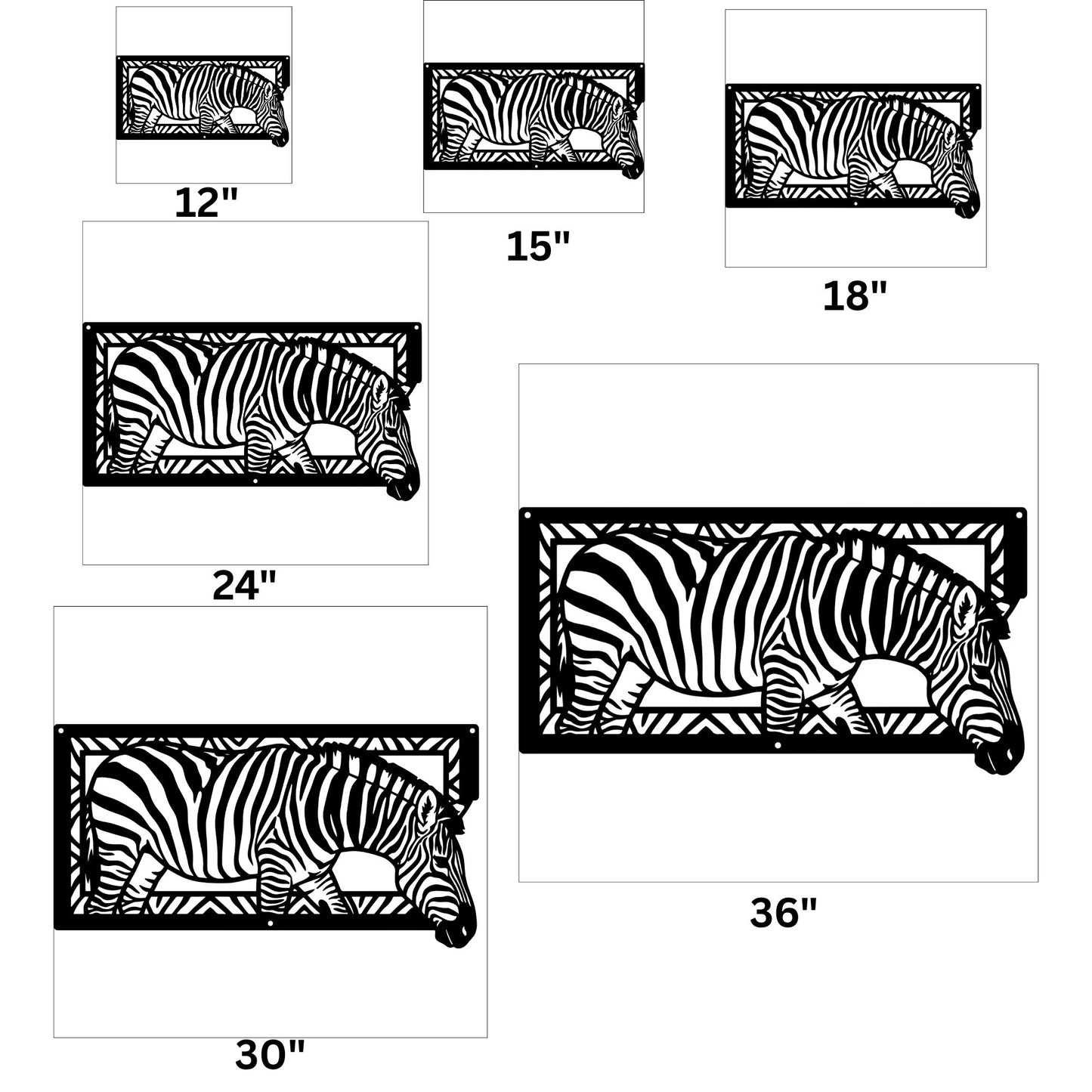 Abstract Zebra Metal Sign, Zebra Wall Art, Safari Decor, Animal Metal Wall Art, Modern Home Decor, African Wall Decor, Zebra Decoration