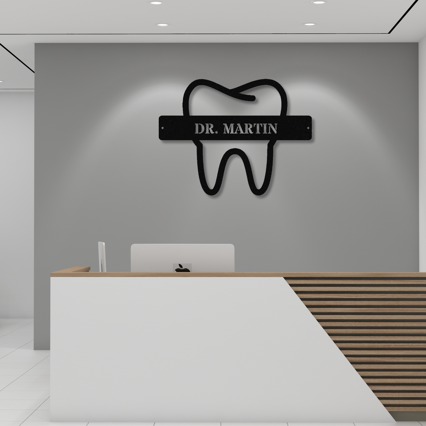 Dental Office Metal Sign, Dentist Metal Sign, Dentist Boss Gift, Dentist Office Decor, Orthodontist Office Sign, Dentist Name Sign, Wall Art