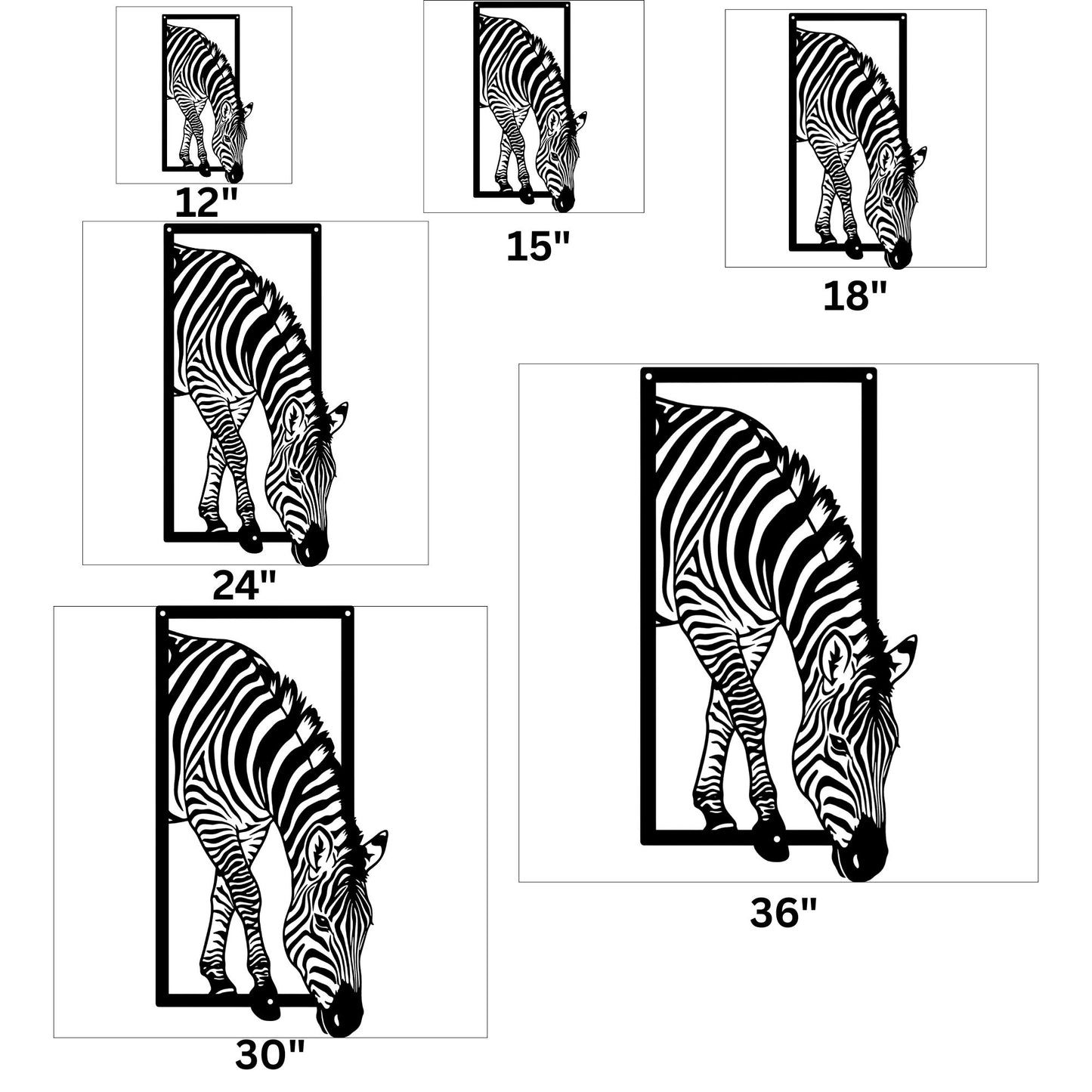 Zebra Wall Metal Art, Zebra Metal Wall Decor, Safari Animal Art, Wildlife Home Decor, African Zebra Wall Art, Metal Art Gift for Home