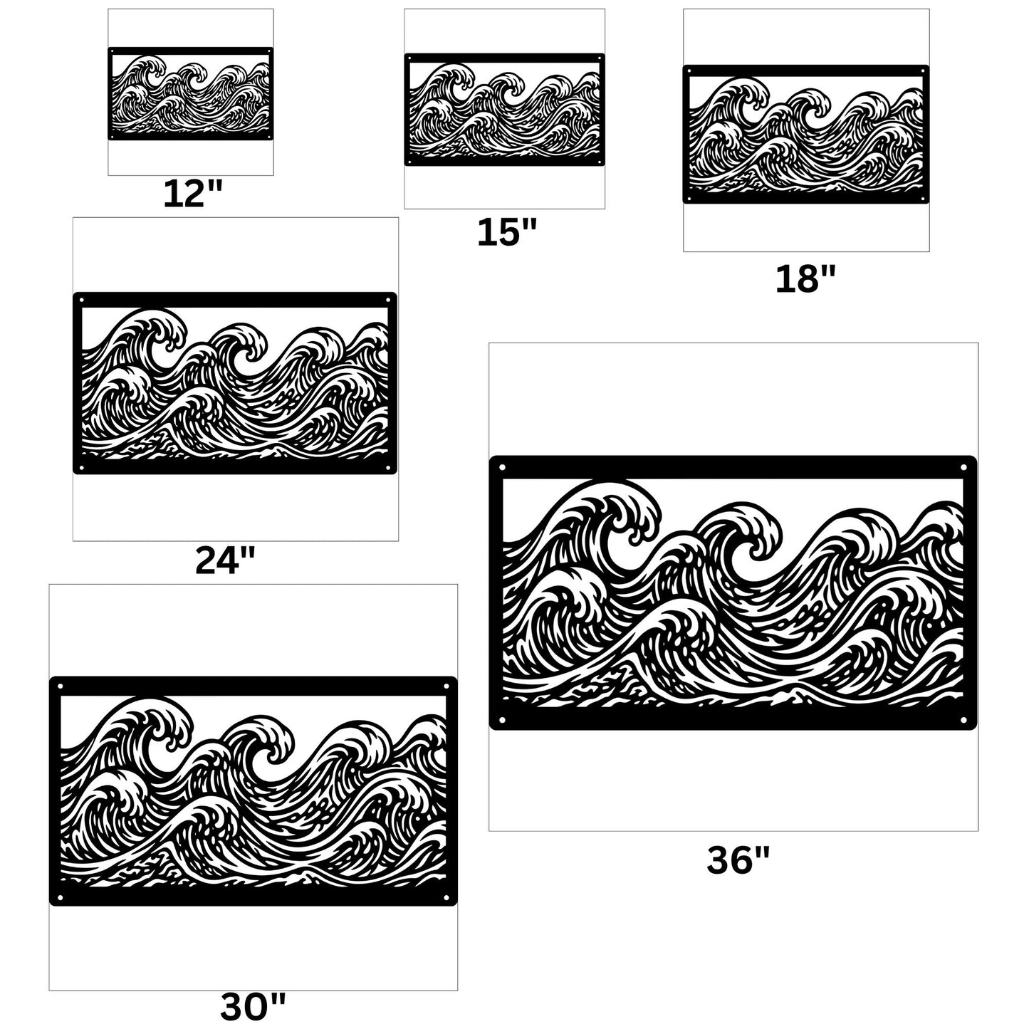 Ocean wave metal wall art, coastal wall decor, beach home decor, nautical art, metal wave wall hanging, sea lover gift