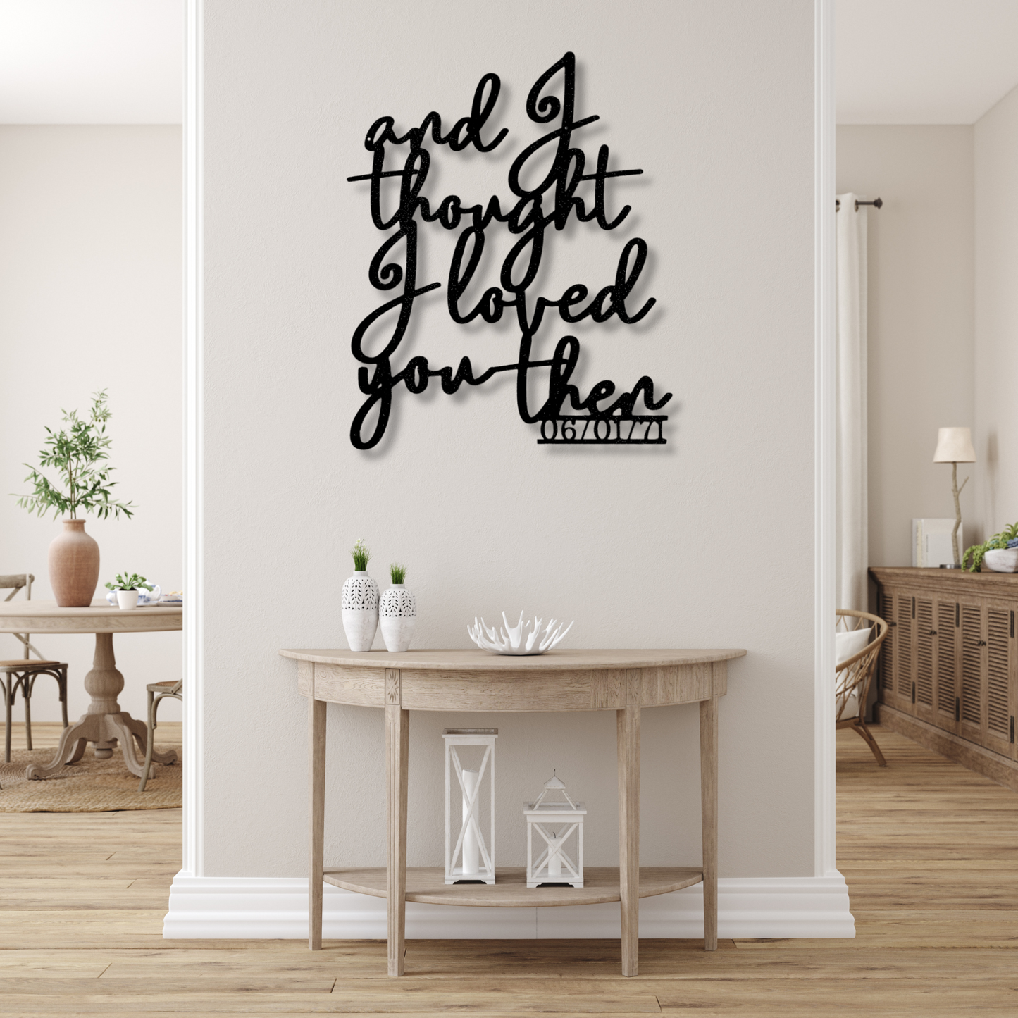 Ever Growing Love Metal Sign With Custom Established Date, Personalized Valentine's Day Metal Art Sign, Anniversary Wall Decor, Husband To Wife Gift.