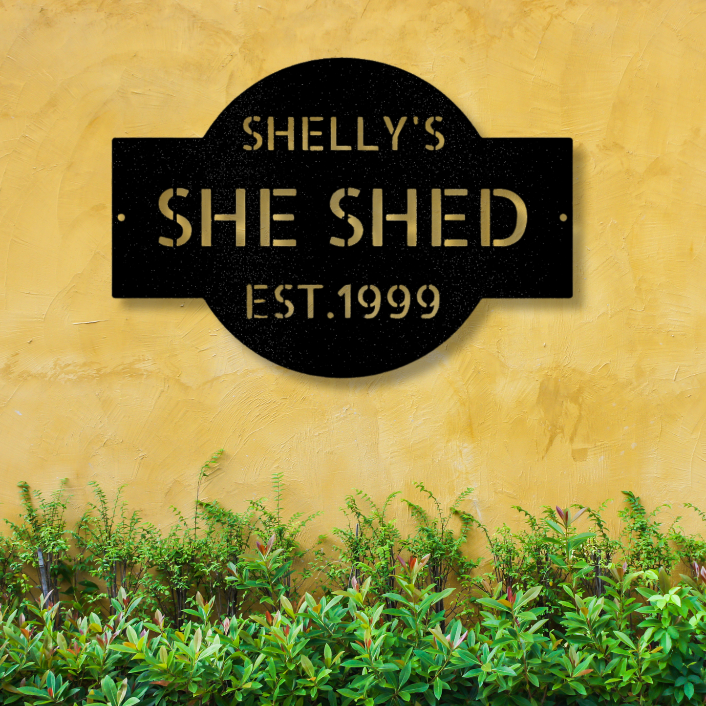 Custom She Shed Metal Sign, Personalized Mothers Day Gift, Outdoor Wall Hanging Decor, Housewarming Gift From Loving Daughter, Christmas Gift