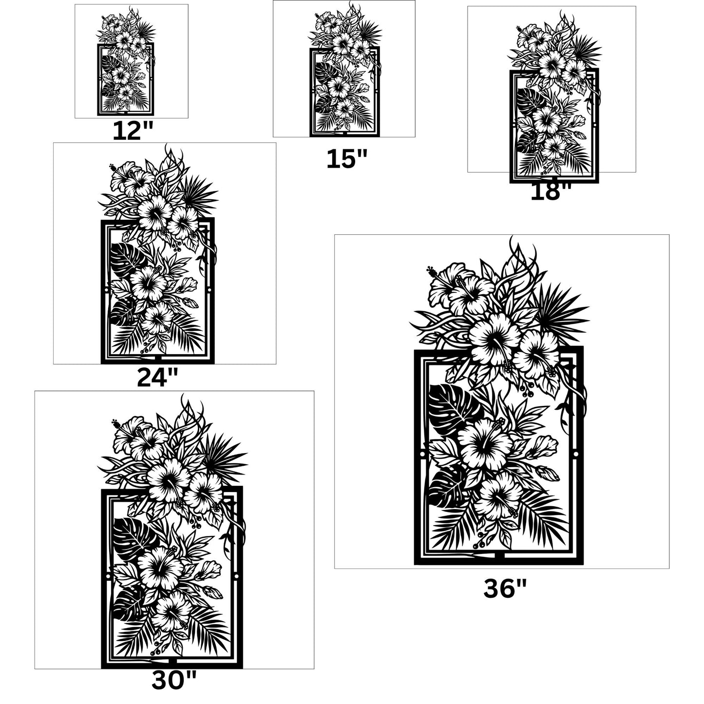 Metal Flower Wall Art, Floral Wall Decor, Metal Wall Sculpture, Botanical Art, Farmhouse Home Decor, Garden Wall Hanging, Nature Art Gift