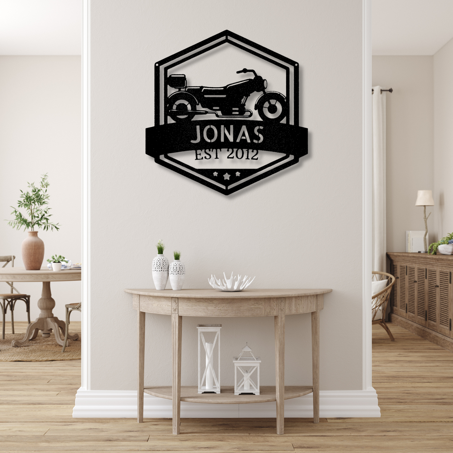 King Of The Road Monogram, Metal Steel Sign, Outdoor Decor, Road Trip Decor, Personalized Sign Gift, Home Wall Art for Car Enthusiast