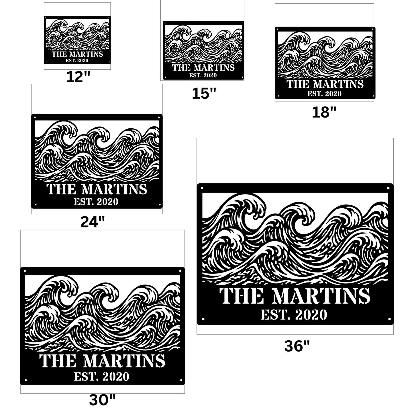 Personalized Beach House Metal Wall Art, Custom Beach House Sign, Coastal Wall Decor, Nautical Home Decor, Beach House Gift