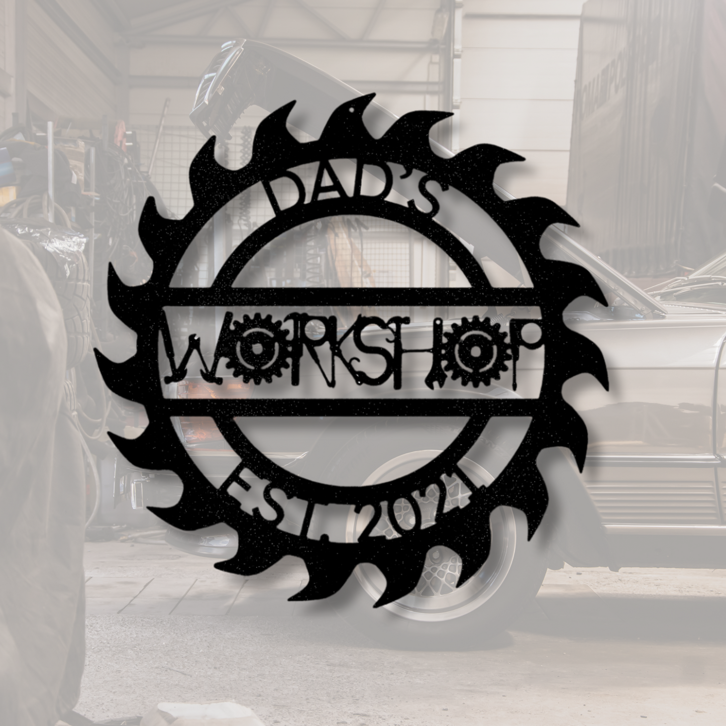 Custom Unique Workshop Metal Sign, Personalized Unique Workshop Metal Art, Birthday Gift For Him, Indoor Outdoor Wall Hanging, Meaningful Gift.