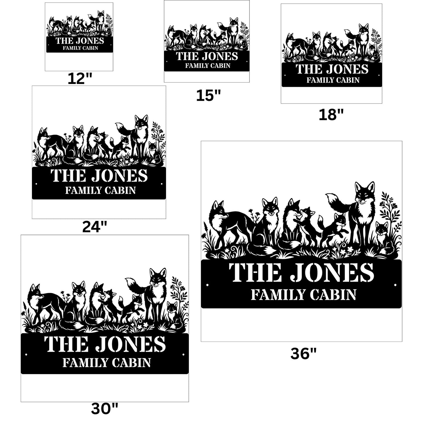 Personalized Fox Wall Art, Custom Fox Nursery Decor, Woodland Animal Art, Fox Print, Baby Room Wall Art, Kids Bedroom Decor Gift