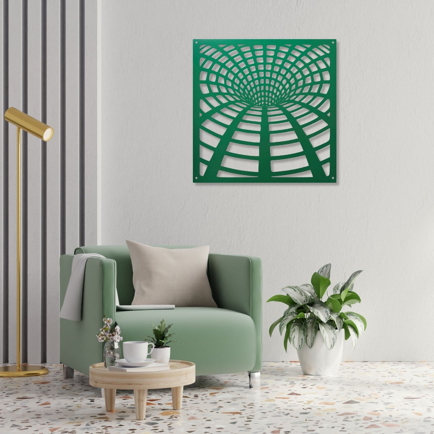 Vortex Geometric Metal Wall Art, Geometric Wall Art, Modern Metal Wall Decor, Abstract Metal Sign, Contemporary Home Decor Gift