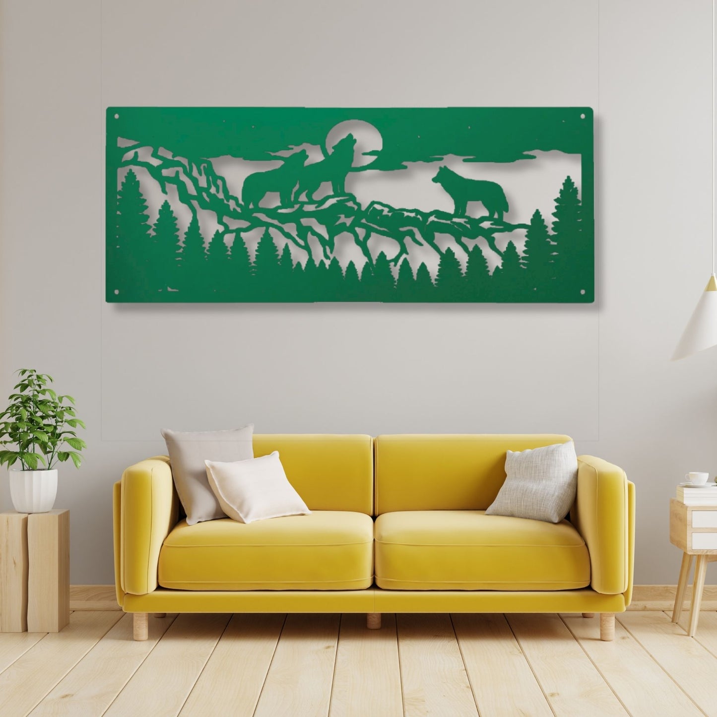 Wolves pack wall art decor, wolf wall art, wildlife art print, animal wall decor, nature home decor, rustic cabin art, forest animals