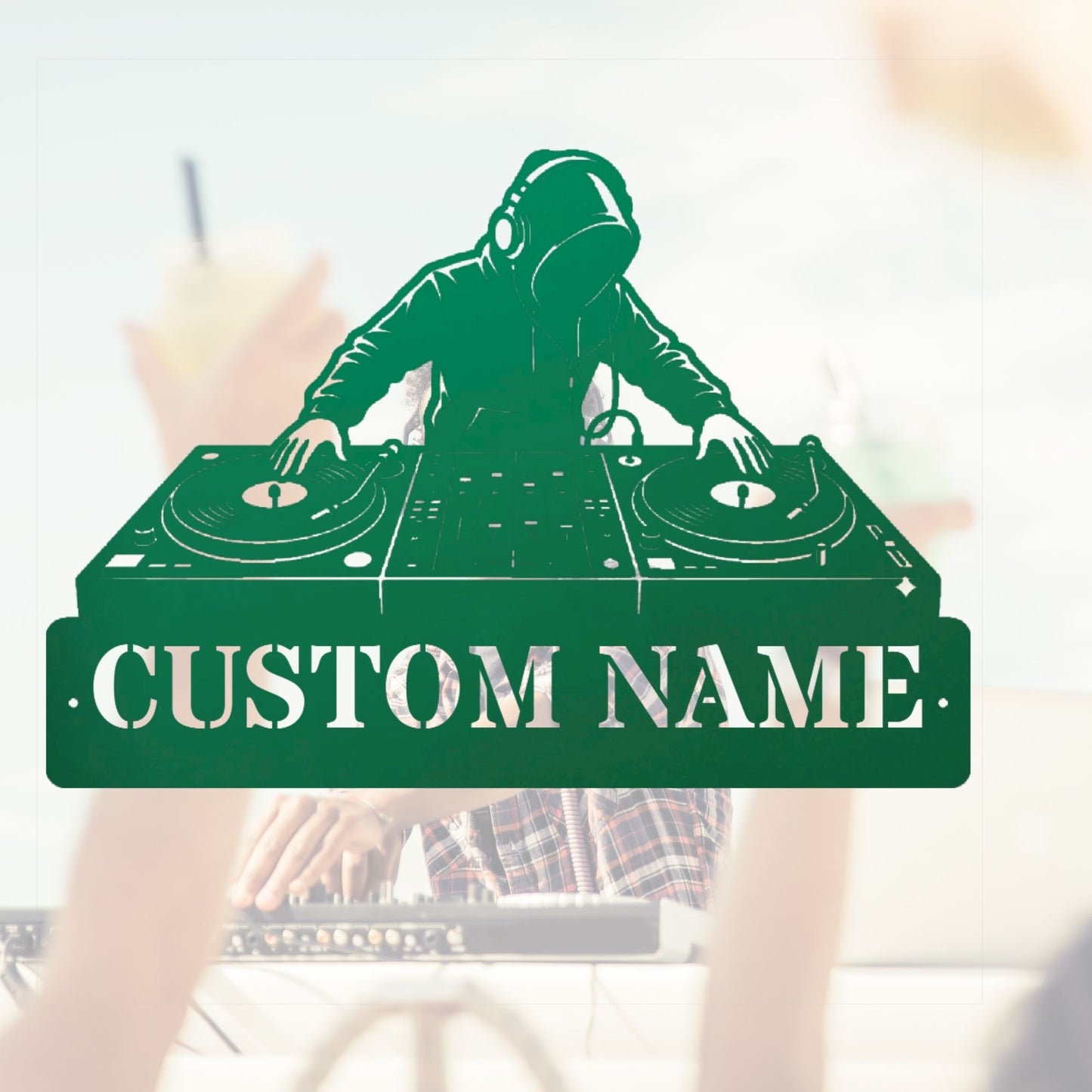 Custom Radio DJ Metal Art, Radio Host Gift, Broadcaster Wall Decor, Music Lover Art, DJ Gift, Personalized Metal Sign, Radio Station Art