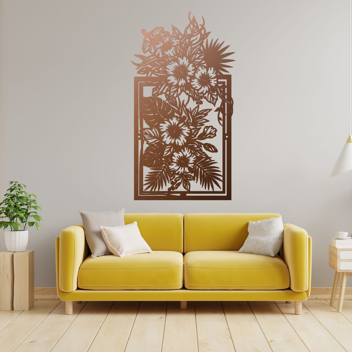 Metal Flower Wall Art, Floral Wall Decor, Metal Wall Sculpture, Botanical Art, Farmhouse Home Decor, Garden Wall Hanging, Nature Art Gift