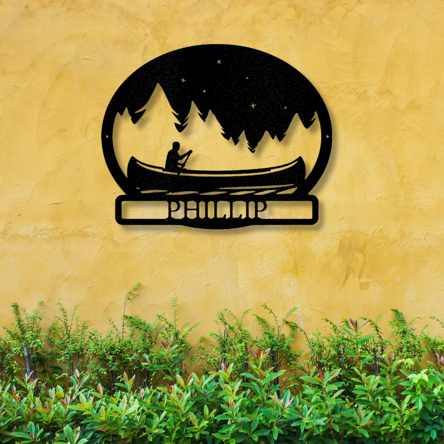 Custom Midnight Rowing Metal Sign, Personalized Midnight Rowing Monogram, Living Room Decor, Housewarming Gift, Indoor Outdoor Hanging, Birthday Gift For Him